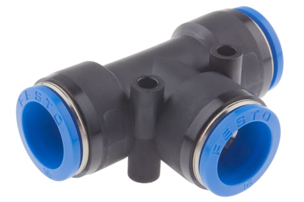 Product image for PUSH IN T CONNECTOR, 16MM