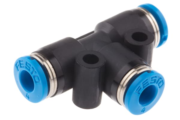 Product image for Push in T Connector, 4mm