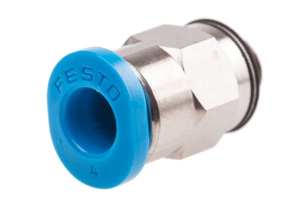 Product image for Push-in Fitting, Male M5, 4mm