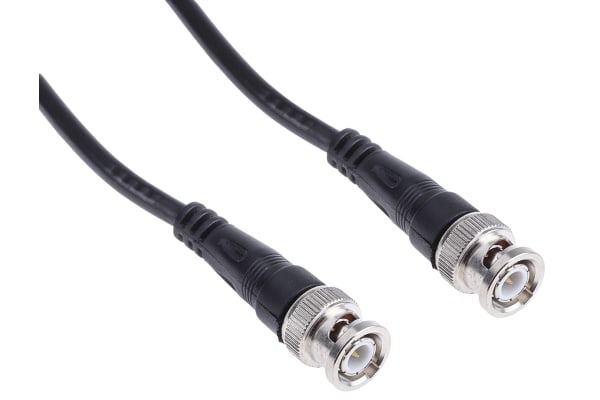 Product image for BNC straight plug-plug RG58coax cable,2m