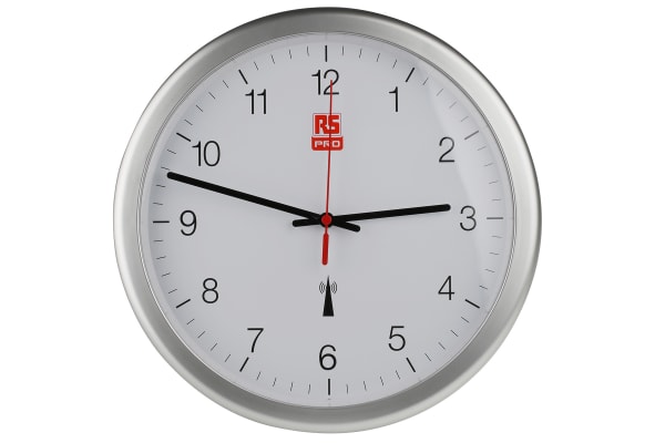 Product image for 300MM DIA RADIO CONTROLLED WALL CLOCK