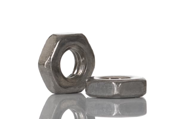 Product image for M3 A2 S/Steel Locking Half Nut,Din 439