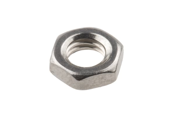 Product image for M5 A2 S/Steel Locking Half Nut,Din 439