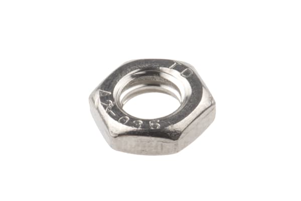 Product image for M6 A2 S/Steel Locking Half Nut,Din 439