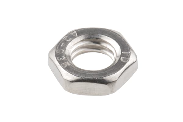 Product image for M8 A2 S/Steel Locking Half Nut,Din 439