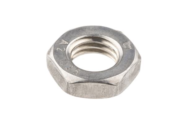 Product image for M12 A2 S/Steel Locking Half Nut,Din 439