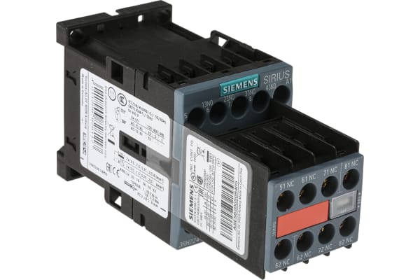 Product image for Siemens Control Relay - 4NO/4NC, 10 A Contact Rating, 230 V ac, 4P