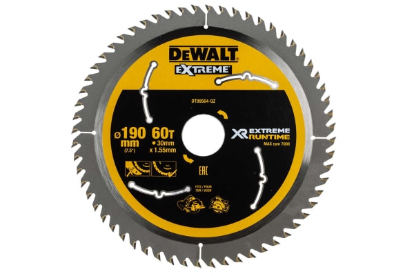 Product image for Dewalt 190mm Circular Saw Blade