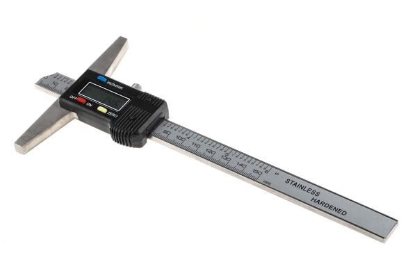 Product image for DIGITAL DEPTH GAUGE 0 - 150MM / 0 - 6"