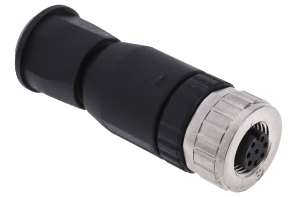 Product image for Harting Screw Connector, 8 Contacts, Cable Mount M12, IP67