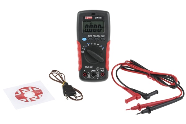 Product image for RS Pro IDM66RT Digital Multimeter, RMS