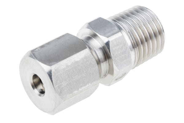 Product image for Stainless Steel Fitting 1/4" NPT X 3/16"