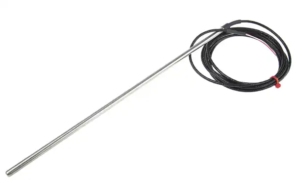 Product image for PRTD Pt100, 6mm x 300mm 2 mtr cable