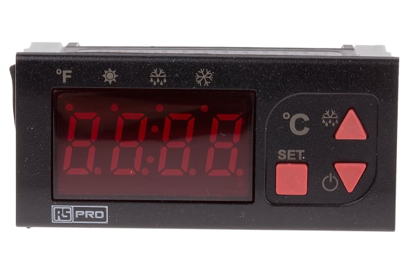 Product image for On/Off Temp Controller, 35x77, 230V ac