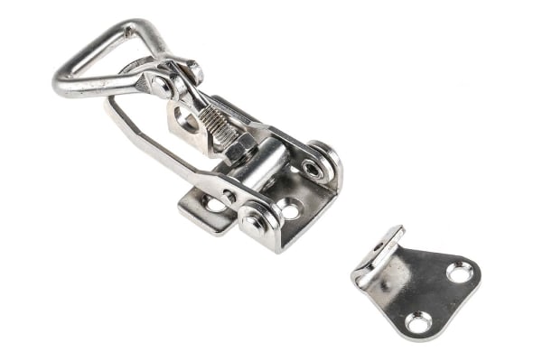 Product image for S/Steel adjustable latch,110 -202mm