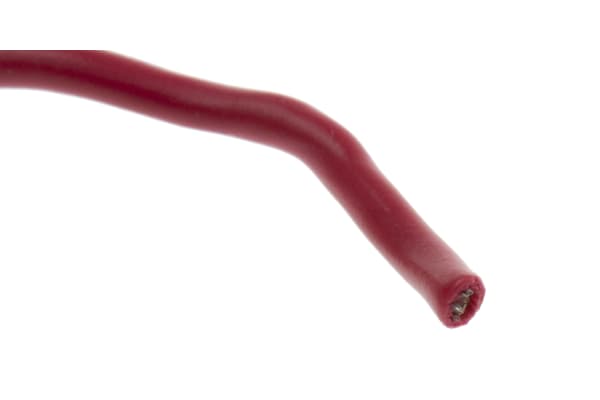 Product image for Wire 18 AWG PVC 300V UL1007 Red 305m