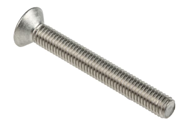 Product image for A2s/steel hex skt csk head screw,M5x40