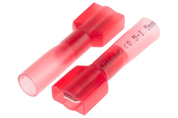 Product image for Heatshrink tab terminal,6.35mm,22-16 AWG