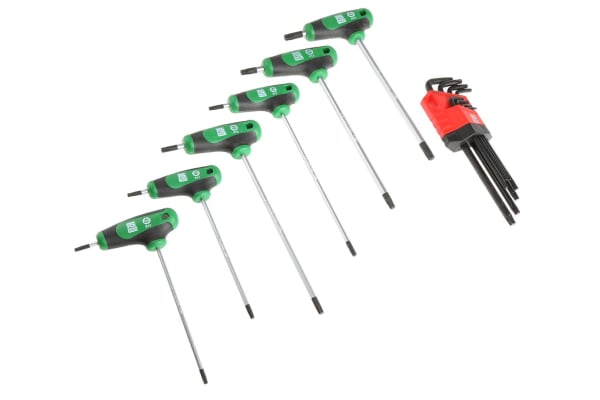 Product image for 14 Piece T-Handle and L TORX Key Set