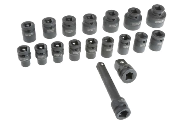 Product image for 18 Piece 1/2 Drive Impact Socket Set