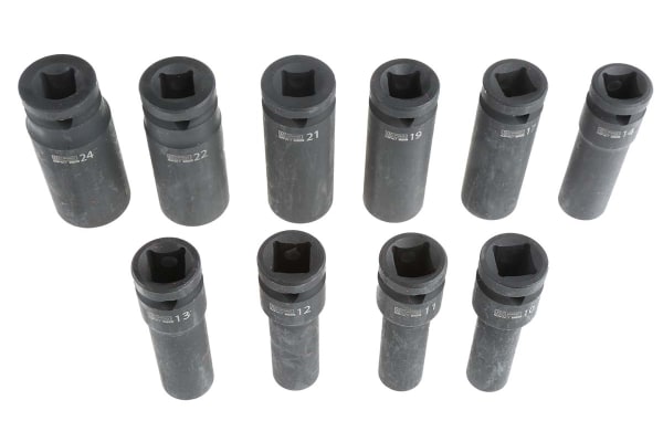 Product image for 10 Piece 1/2 Drive Impact Socket Set