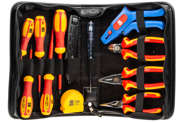 Product image for 9 Pc Insulated Pliers and SD Set