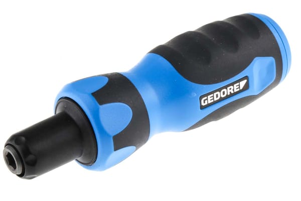 Product image for Gedore 1/4 in Hex Pre-Settable Torque Screwdriver, 0.2 → 1.5Nm