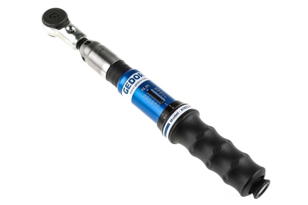 Product image for Gedore 3/8 in Square Drive Adjustable Breaking Torque Wrench Plastic (Handle), 5 → 25Nm