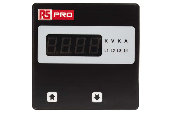 Product image for Dig Voltmeter, 96x96, 1Ph, 40-300V ac/dc