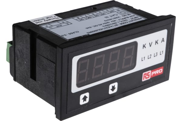 Product image for Dig Voltmeter, 48x96, 3Ph, 40-300V ac/dc