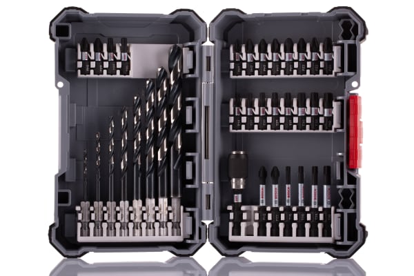 Product image for Bosch Impact Bit Set 35 Pieces, Phillips, Pozidriv, Torx