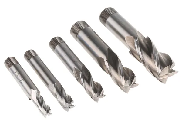 Product image for 5 PCE ENDMILL SET 8 10 12 16 & 20mm