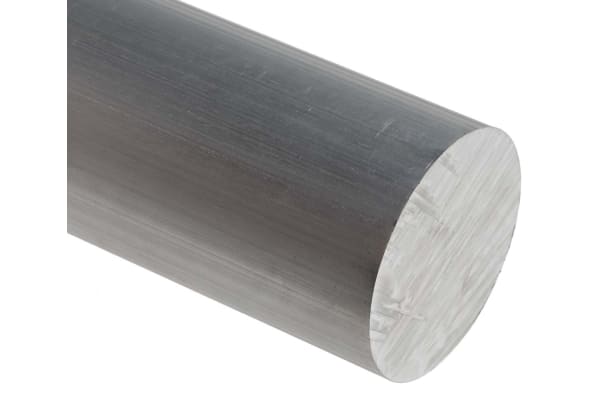 Product image for 6082T6 Aluminium rod, 40mmdia x 1m, 1 pk