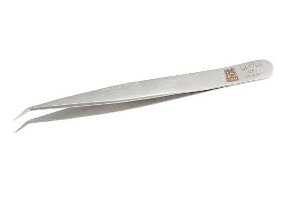 Product image for Premium economy tweezers bent 110mm