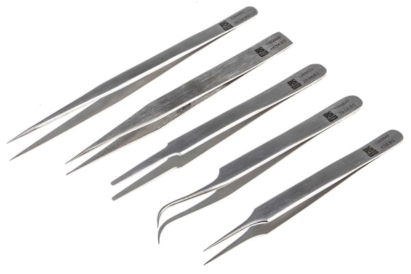 Product image for Kit of 5 tweezers