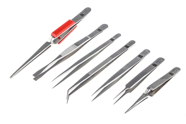 Product image for Kit of 7 tweezers