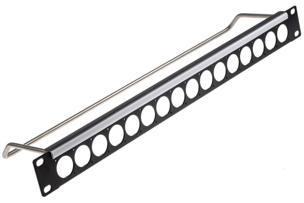 Product image for 1U X 16 PANEL ASSY 4-40 HOLES