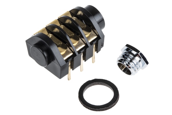 Product image for S4 STEREO 6.35mm JACK/PCC/GOLD x5