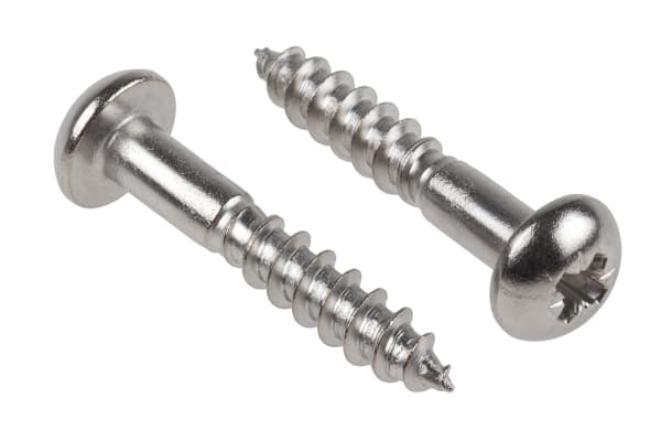 Product image for 5.0X30POZI RND W SCREW A2 SS