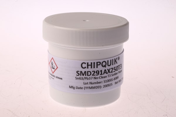 Product image for SOLDER PASTE,SN63/PB37,250G JAR