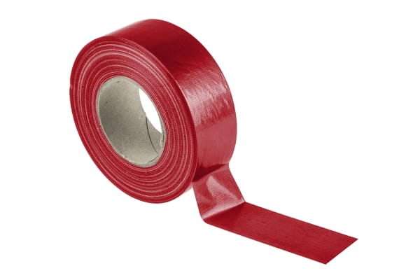 Product image for RS Pro Cloth tape red 50mm x 50m