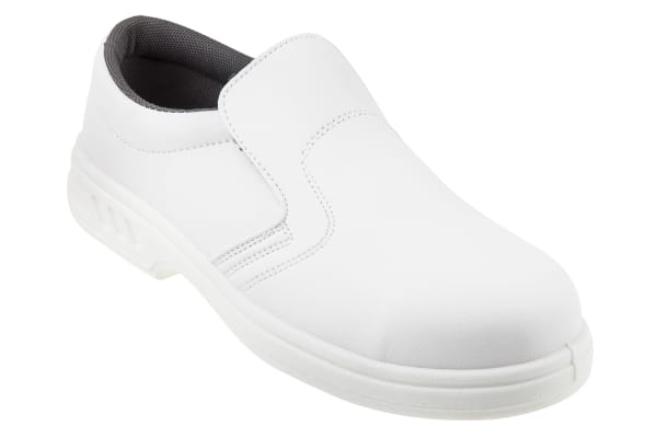 Product image for STEELITE SLIP ON SAFETY SHOE 6 WHITE