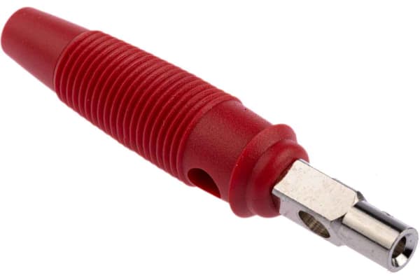 Product image for PLUG 4MM VQ20 RED