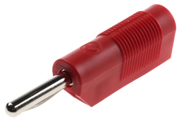 Product image for PLUG 4MM VSB20 RED