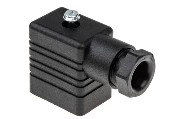 Product image for Hirschmann, GM 2P+E DIN 43650 B, Female Solenoid Valve Connector, 250 V ac/dc Voltage