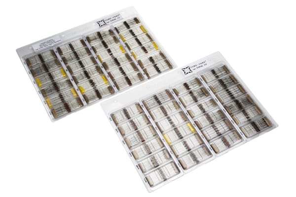 Product image for RESISTOR ASSORTMENT,10OHM TO 1MOHM 0.25W