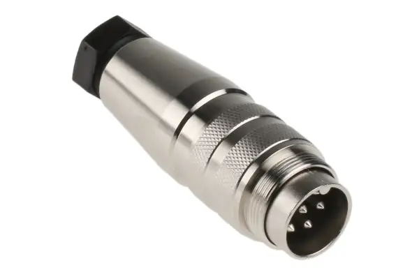 Product image for 7 way IP67 straight DIN cable plug,5A