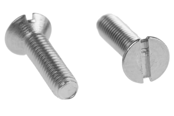 Product image for A4 s/steel slot csk head screw,M3x12mm