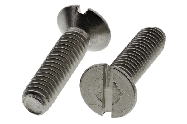 Product image for A4 s/steel slot csk head screw,M4x16mm