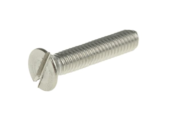 Product image for A4 s/steel slot csk head screw,M4x20mm